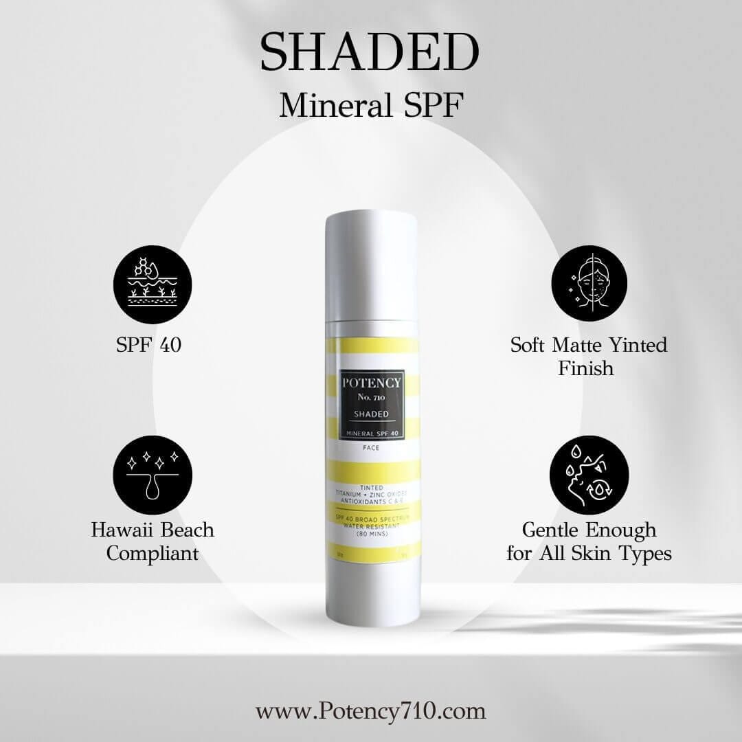 Shaded CBD Sunscreen | CBD Sun Protection | Potency No. 710